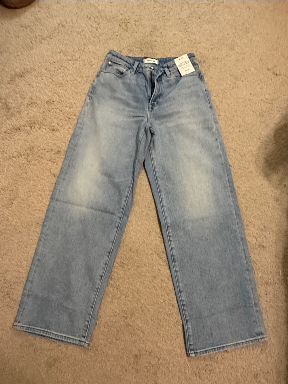 Brand New Madewell Curvy Vintage Wide Leg Jean